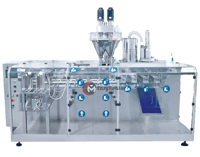 Automatic High Speed Powder Filling Premade Zip Pouch Packing Machine